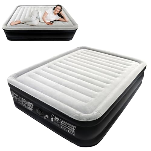 Froadp Luftbett Selbstaufblasend 2 Personen Luftmatratze mit Integrierter Elektrischer Pumpe und Tasche Aufblasbare Matratze Tragbar Gästebett für Camping & Innenbereich Heimgebrauch, 195x152x46cm Froadp Luftbett Selbstaufblasend 2 Personen Luftmatratze mit Integrierter Elektrischer Pumpe und Tasche Aufblasbare Matratze Tragbar Gästebett für Camping & Innenbereich Heimgebrauch, 195x152x46cm von Froadp