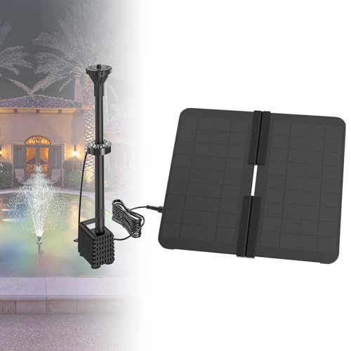 Froadp Solar Teichpumpe 20W Brunnenpumpe Klappbare Solarpumpe Miniteich Brunnen Mobile Gartenbrunnen Wasserspiel Solarbrunnen Fontäne Pumpe Springbrunnen Brunnenpumpen für Gartenteiche Gartendeko Froadp Solar Teichpumpe 20W Brunnenpumpe Klappbare Solarpumpe Miniteich Brunnen Mobile Gartenbrunnen Wasserspiel Solarbrunnen Fontäne Pumpe Springbrunnen Brunnenpumpen für Gartenteiche Gartendeko von Froadp