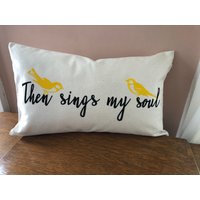 Große Hymns Dekorativer Kissenbezug Nur - Dann Singt Meine Seele Große Hymns Dekorativer Kissenbezug Nur - Dann Singt Meine Seele von FrodoBobbins