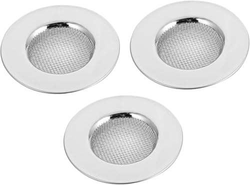 Frogetu 3PCS Kitchen Sink Drain Filter,Edelstahl Abflusssieb 7.7cm,Haarsieb Dusche,Abfluss Sieb,Haarsieb Waschbecken,Haarsieb Badewanne,Sink Strainer,Sieb Dusche Abfluss Haare,Waschbecken Sieb Frogetu 3PCS Kitchen Sink Drain Filter,Edelstahl Abflusssieb 7.7cm,Haarsieb Dusche,Abfluss Sieb,Haarsieb Waschbecken,Haarsieb Badewanne,Sink Strainer,Sieb Dusche Abfluss Haare,Waschbecken Sieb von Frogetu