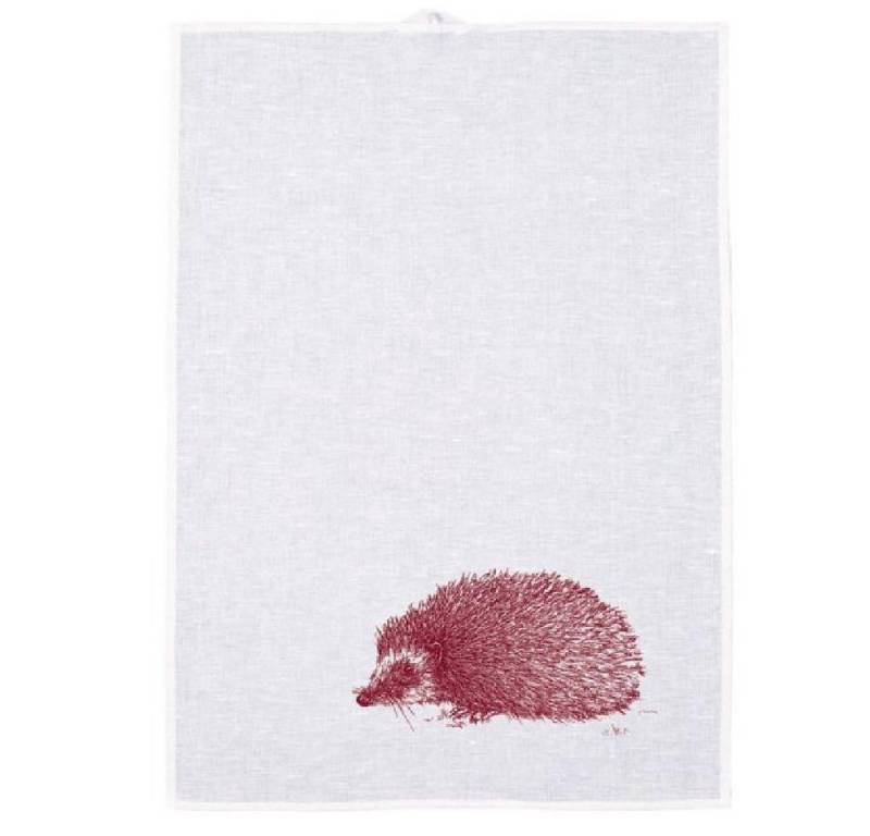 Frohstoff Geschirrtuch Geschirrtuch Igel Rotholz von Frohstoff