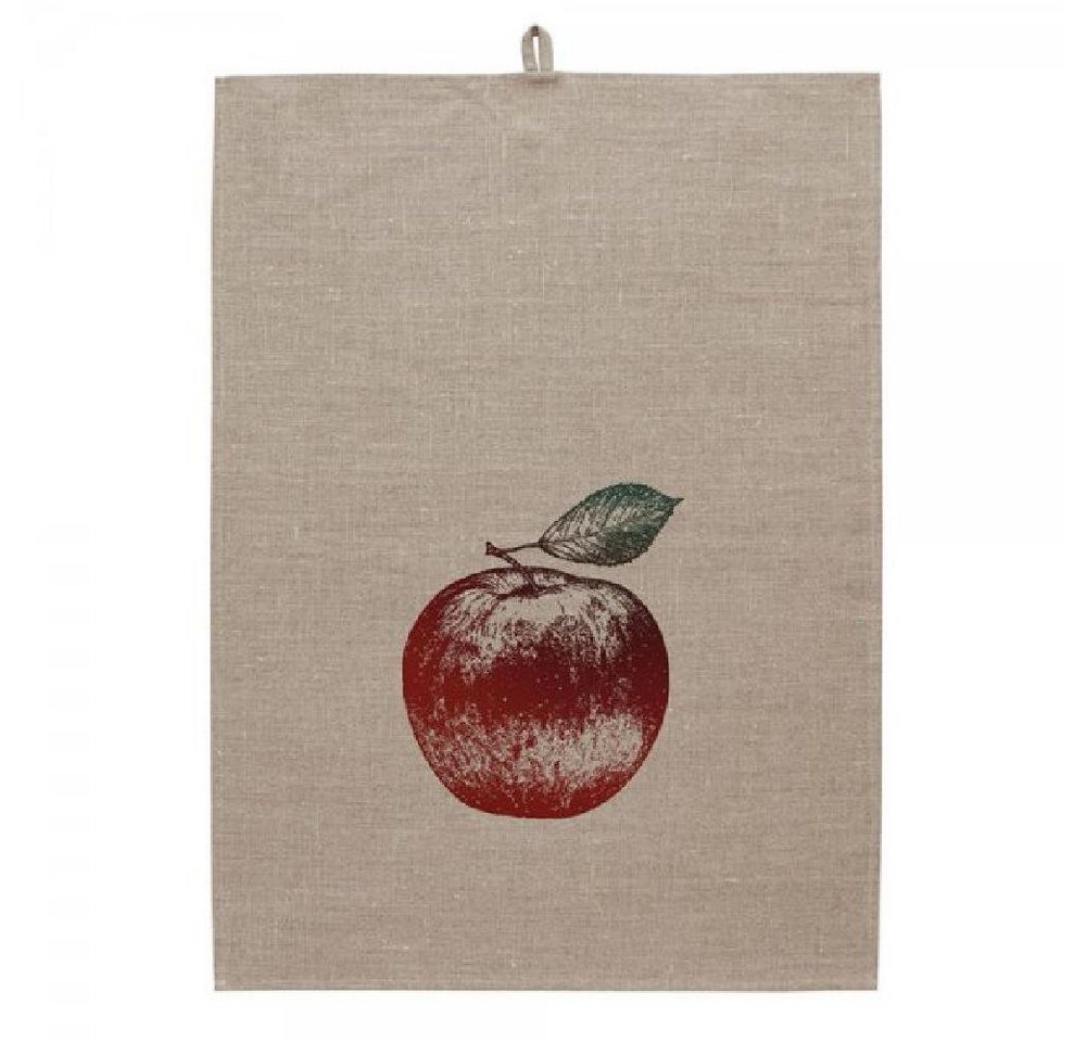 Frohstoff Geschirrtuch Geschirrtuch Leinen Natur Apfel Irisdruck Frohstoff Geschirrtuch Geschirrtuch Leinen Natur Apfel Irisdruck von Frohstoff