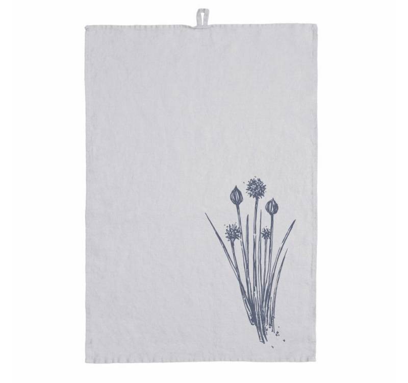 Frohstoff Geschirrtuch Geschirrtuch Leinen - Schnittlauch, grau Frohstoff Geschirrtuch Geschirrtuch Leinen - Schnittlauch, grau von Frohstoff