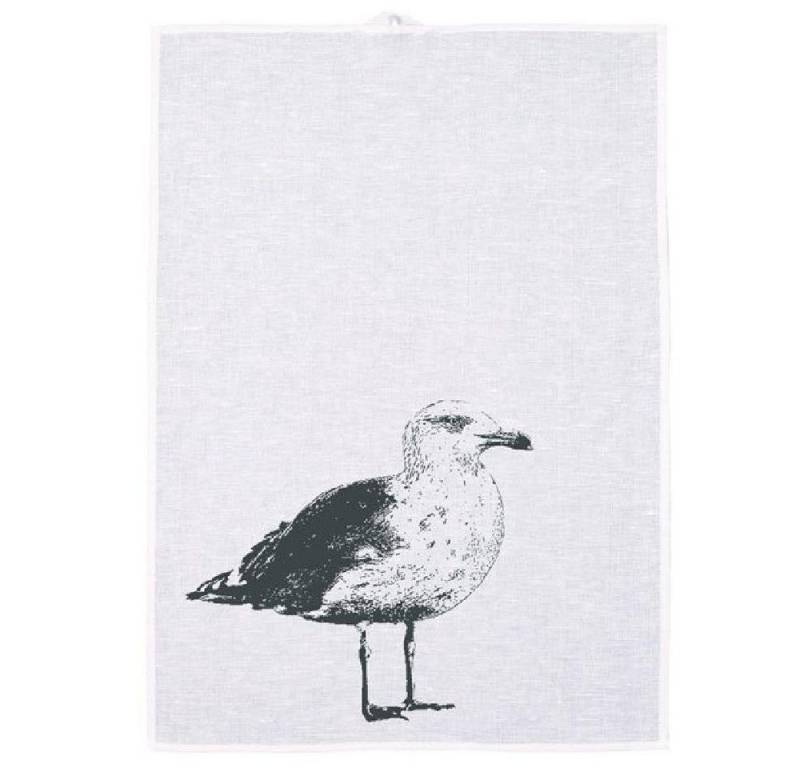 Frohstoff Geschirrtuch Geschirrtuch Möwe Anthrazit Frohstoff Geschirrtuch Geschirrtuch Möwe Anthrazit von Frohstoff
