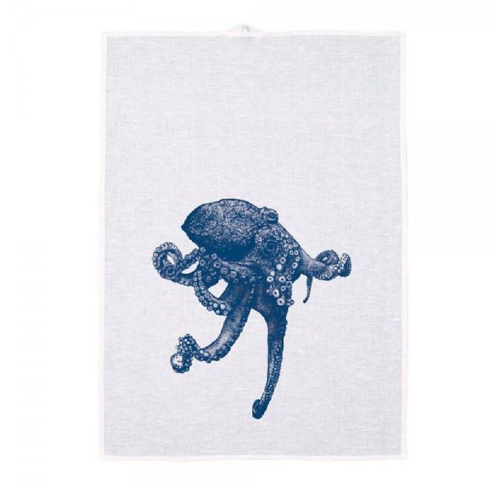 Frohstoff Geschirrtuch Geschirrtuch Oktopus Blau von Frohstoff