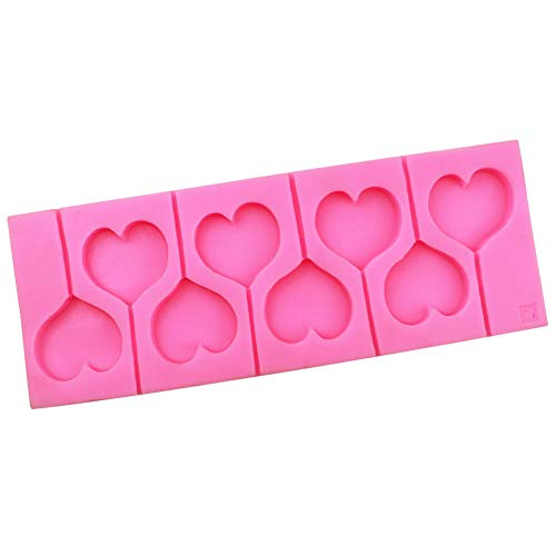 1 Stück 8 Loch Silikonform Herzform DIY Form Für Lutscher Schokolade Süßigkeiten Kuchen Backen Dekorieren Tools von Froiny