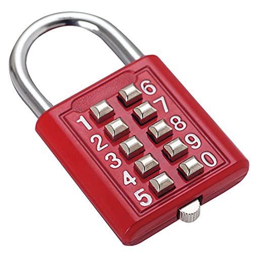 10-stellige Druckknopfkombination Vorhängeschloss 5 Ziffern Verriegelungsmechanismus Zinklegierung Anti-diebstahl-Digit-Push-Passwort-Schloss 4 Farben Neue 10-stellige Druckknopfkombination Vorhängeschloss 5 Ziffern Verriegelungsmechanismus Zinklegierung Anti-diebstahl-Digit-Push-Passwort-Schloss 4 Farben Neue von Froiny