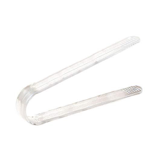 1pc Mini Tongs Zuckerzange Eiszange Kunststoff Klar Kleine Servierzangen Vorspeisen Tongs Kitchen Tongs, Für Tea Party Coffee Bar Küche von Froiny