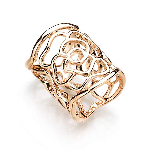 1pc Schal Schnalle Hohle Rose Schal Ring Schnalle Hochzeit Brosche Schicke Dame Schal Ring Clip Buckle von Froiny