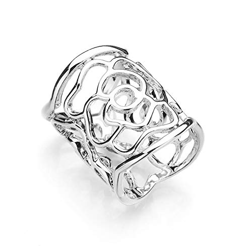 1pc Schal Schnalle Hohle Rose Schal Ring Schnalle Hochzeit Brosche Schicke Dame Schal Ring Clip Buckle von Froiny