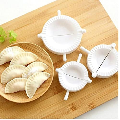 Froiny Stücke Knödel Maker Dumpling Formen Chinesische Klotz Cutter Pie Ravioli Empanadas Pressform Küche Zubehör Weiß von Froiny