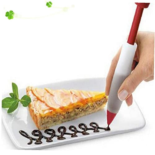 Froiny 1 Stücke Gebäckcreme Schokolade Dekorieren Spritze Silikonplatte Packstift Kuchen EIS Dekorieren Stifte von Froiny