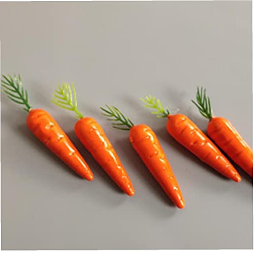 Froiny 10 Stücke Künstliche Karotten Mini Plastik Gefälschte Karotte Hochzeit Weihnachten Familie Küche Dekoration von Froiny
