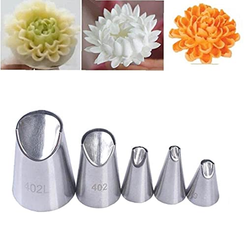 Froiny 5 Stücke Tragbare Küche Gadgets Chrysantheme Düse Backen Zubehör Vereisung Rohrleitungsdüsen Konditor Tipps Kuchen Dekorieren Werkzeug Froiny 5 Stücke Tragbare Küche Gadgets Chrysantheme Düse Backen Zubehör Vereisung Rohrleitungsdüsen Konditor Tipps Kuchen Dekorieren Werkzeug von Froiny