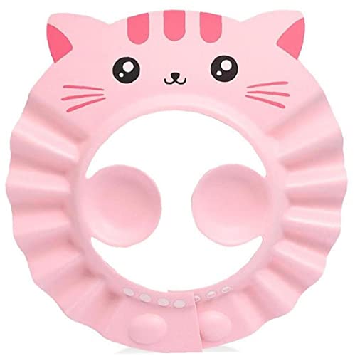 Froiny Baby Safe Shampoo Shower Cap Bathing Bath Protection Soft Hat for Newborn Washing Hair Cover Shield Ear Protector, Pink von Froiny