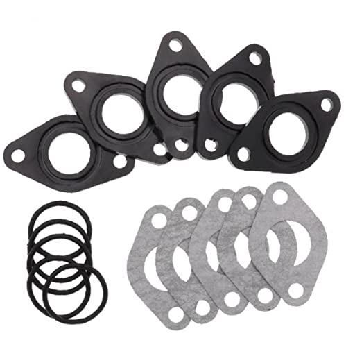 Froiny Motorrad-einlasskrümmer-dichtungen 5 Set Spacer Universal-vergaser-ansaugkrümmer-Dichtung Spacer-Dichtung 20mm von Froiny