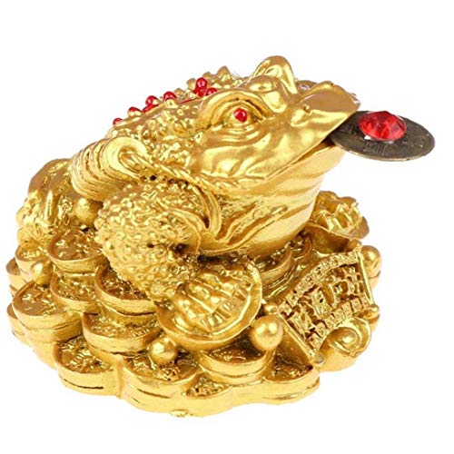 Glücksgeld Frosch, Feng Shui Kröte Münze Chinese Charm Für Wohlstand Home Decoration Geschenk von Froiny