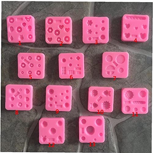 Silikonform-Miniatur-nahrungsmittel-DIY-Form Für Das Erstellen Von Epoxidfondant-lehm von Froiny