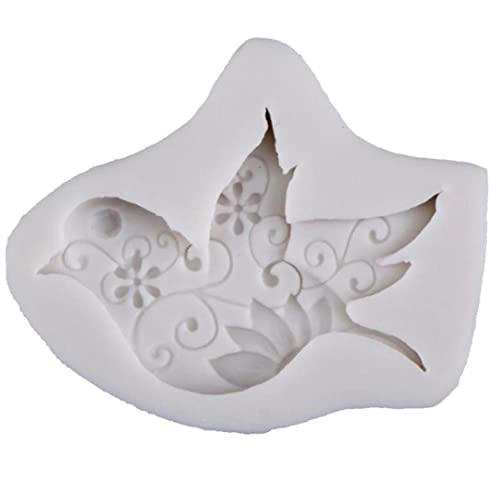 Taube Vogel Silikonform Tier Kuchen Form Kuchen Dekorieren Werkzeuge Fondant Backen Schokolade Süßigkeit Seife DIY Mold Backwerkzeuge von Froiny