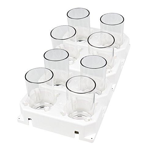 Glashalter Camping 4er Set, Kunststoff, Ø 50-70 mm, gummierte Füße, hohe Standfestigkeit (2) von Froli