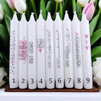 Kerze Valentinstag | Liebe Kerzentattoo Geschenk 14. Februar von FrolleinWunderwerk