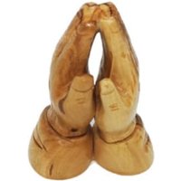 Betende Hände Hand Geschnitzt Aus Olivenholz in Bethlehem Im Heiligen Land Klein Ovp 001 von FromTheOliveTreeShop
