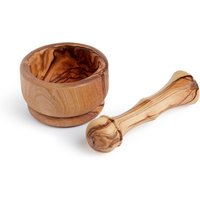 Mörser Und Stößel Handgefertigt Aus Hochwertigem Olivenholz von FromTheOliveTreeShop
