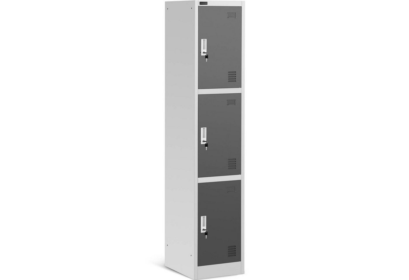 Fromm&Starck Aktenschrank Metallschrank Spindschrank Metallspind abschließbar 3-fach von Fromm&Starck