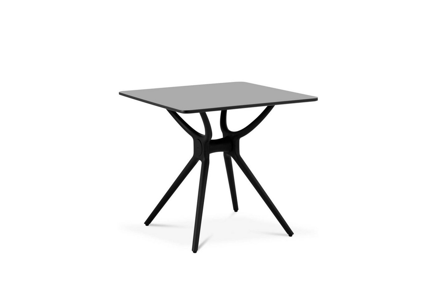 Fromm&Starck Esstisch Tisch Esstisch Küchentisch Beistelltisch MDF-Platte schwarz 80x80 cm von Fromm&Starck