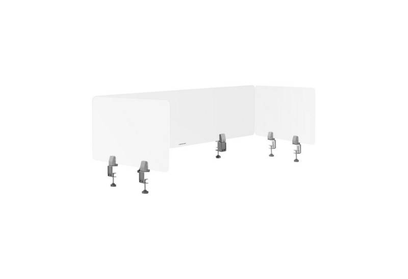 Fromm&Starck Schutzwand Schreibtischtrennwand - 3er-Set mit 2größen: 1.500x400mm, 750x400mm von Fromm&Starck