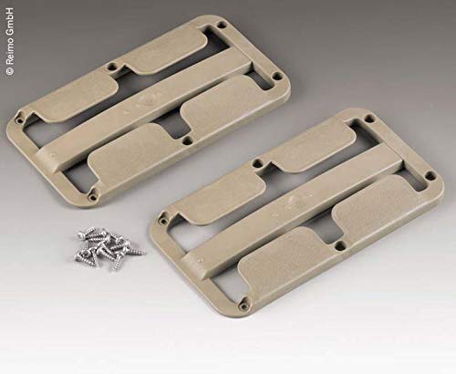 Fromme Stielglashalter 2er Set, beigegrau, für 2-3 Gläser bis Ø78mm (9329915541) von Fromme