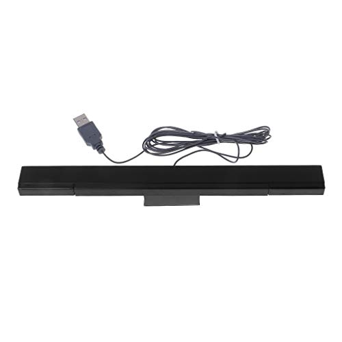 Fronhen Wii Sensor Bar, USB Sensor Bar für Wii Konsole, Wired Infrarot IR Signal Ray Sensor Ersatz IR Ray Sensor Bar Fronhen Wii Sensor Bar, USB Sensor Bar für Wii Konsole, Wired Infrarot IR Signal Ray Sensor Ersatz IR Ray Sensor Bar von Fronhen