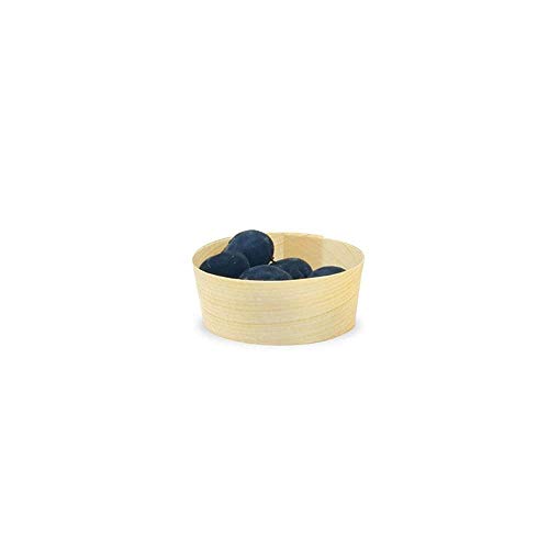 FOH ASC018NAW28 Servewise Auflaufförmchen aus Holz, 57 ml, 200 Stück von Front of the House