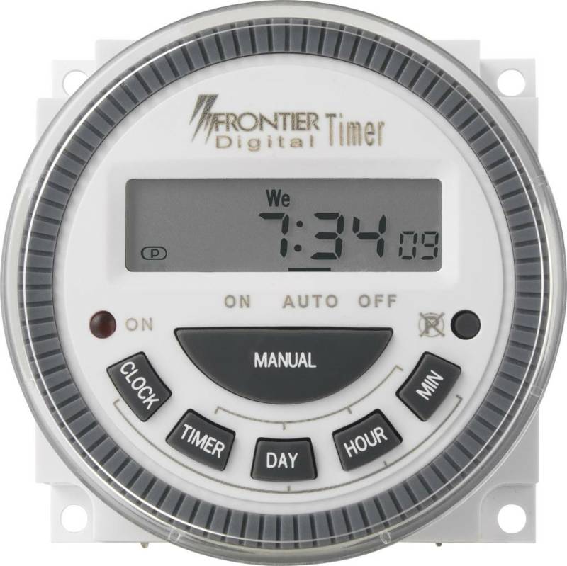 Frontier Fronttafeleinbau Zeitschaltuhr Hutschiene Digital 230 V/Ac 16 A/250 V B-Ware von Frontier