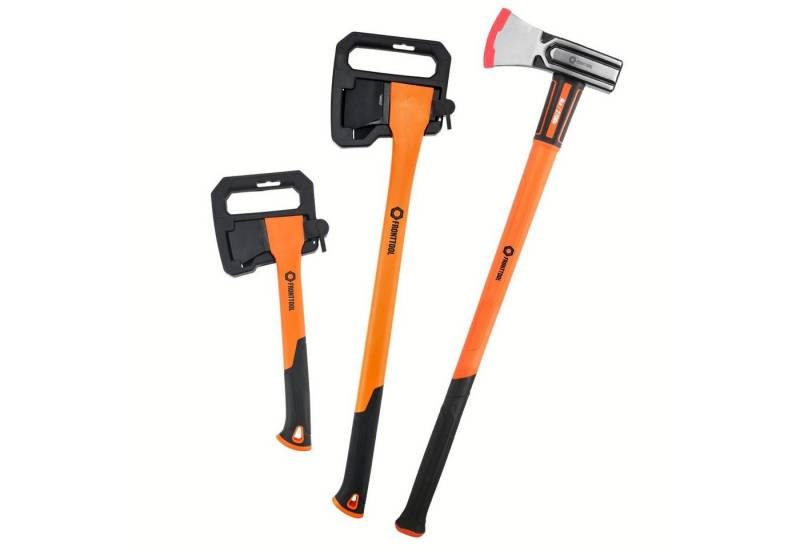 Fronttool Hammer Spalthammer Axt Beil Set 3 teilig Universalaxt Outdoor Holz spalten von Fronttool