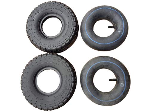 FROSAL Mantel Transportwagen 4.10-3.50-4 + Schlauch 90 gerade (2er Set) von Frosal