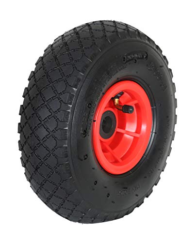 FROSAL Sackkarrenrad Rad Bollerwagen | Ersatzrad Reifen Sackkarre | Ersatzreifen | Sackkarrenrad Luftreifen Rollenlager Kugellager | Nabe 20mm/60mm (1 Stück) von Frosal
