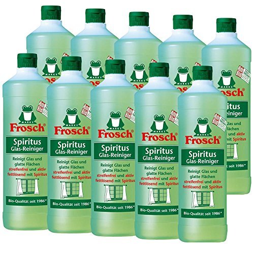 10x Frosch Spiritus Glas-Reiniger 1 Liter by Frosch von Frosch