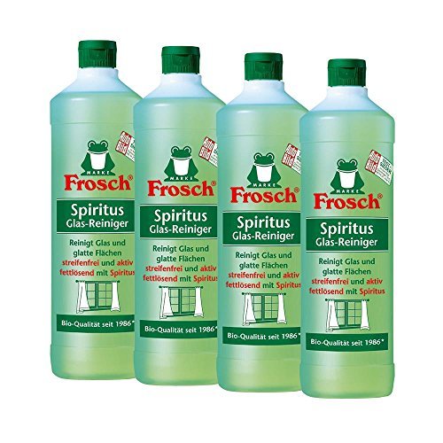 4x Frosch Spiritus Glas-Reiniger 1 Liter by Frosch von Frosch