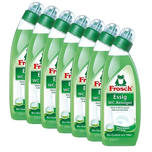 7x Frosch Essig WC-Reiniger 750 ml - Kalklösend mit Essig by Frosch von Frosch