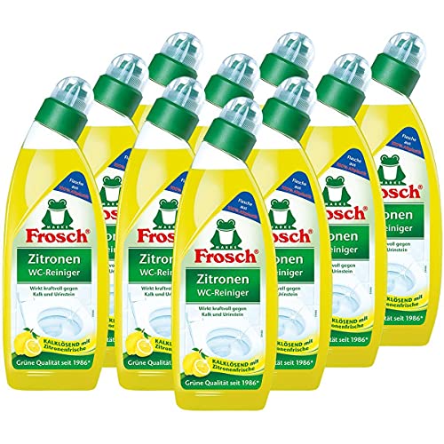 Frosch Zitronen WC Reiniger, 10er Pack (10 x 750 ml) von Frosch