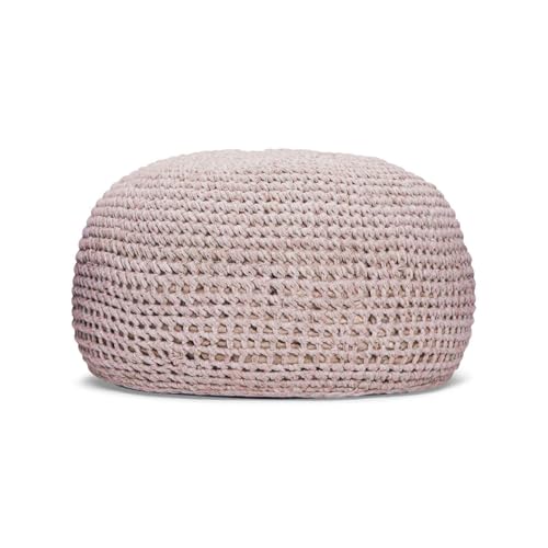 Best Pouf Ronda 55x55x41cm Soft pink von Froschkönig24