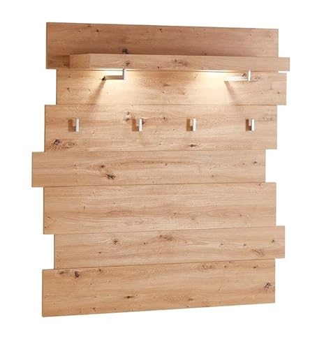 Froschkönig24 Signo Garderobenpaneel Wandpaneel Weiß matt/Artisan Eiche Nachbildung von Froschkönig24