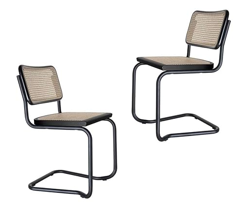 Holm Freischwinger 2er Set Schwarz lackiert - Naturgeflecht Holm Freischwinger 2er Set Schwarz lackiert - Naturgeflecht von Froschkönig24