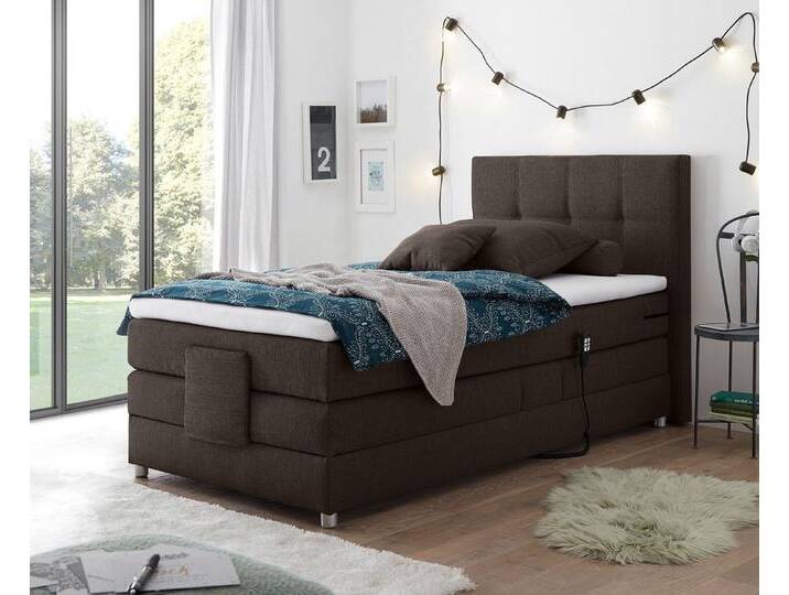 Manolo Boxspringbett Einzelbett mit Motor, Farbe und Größe wählbar von Froschkönig24