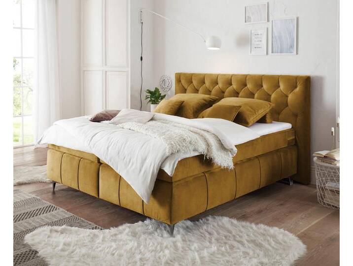 Pembroke Boxspringbett Farbe und Größe wählbar von Froschkönig24