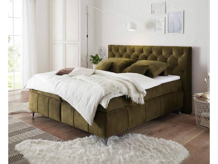Pembroke Boxspringbett Farbe und Größe wählbar von Froschkönig24