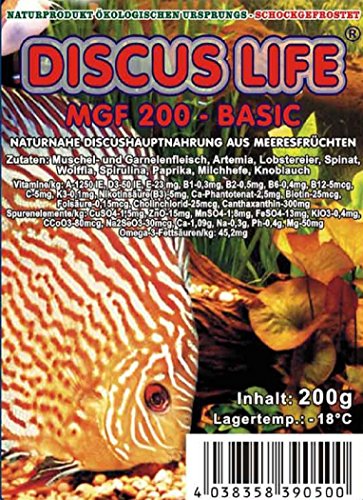 Fischfutter Frostfutter Discus Life MFG200 basic für Diskus 5x200g = 1kg = 1Pack Fischfutter Frostfutter Discus Life MFG200 basic für Diskus 5x200g = 1kg = 1Pack von Frostfutter