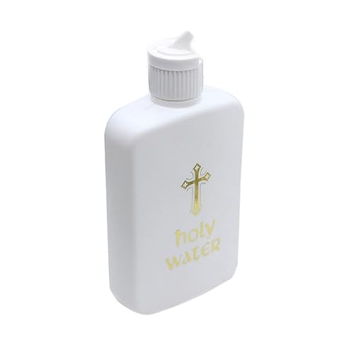 Frotox 1/5 Stück Weihwasserflasche Kreuz Religionsbehälter Betenzubehör Für Zuhause Kirche Christliche Taufe Religiöse Weihwasserflasche Aus Glas von Frotox