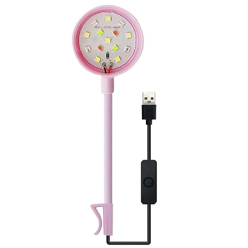 Kleine Aquarium Fischschale LED-Licht mit USB Clip On für Pflanze Süßwasser Aquarium Wasser Gras Fisch Lampen Fisch Lampen Clip Lampen Fisch Lampen Glühbirne Fisch Lampen Aquarium von Frotox